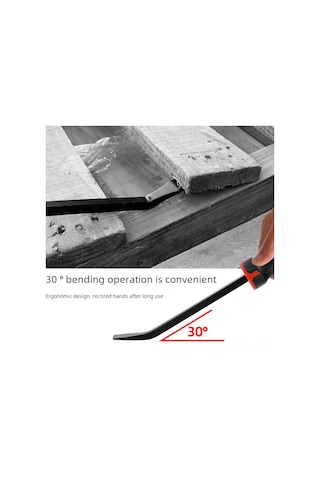 Maiyame Hi-spec Çok Amaçlı Çekme Çubuğu Seti 4 Adet - Otomobil Tamiri, Ahşap İşleri Ve Çivi Çekme İçin Dayanıklı Ve Ergonomik