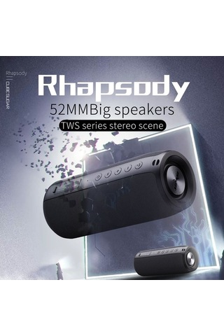 Fortunelane Zealot S51 Taşınabilir Bluetooth Hoparlör - Ipx5 Su Geçirmez, 5w Çift Hoparlör, 15m Menzil, 6 Saat Çalışma Süresi