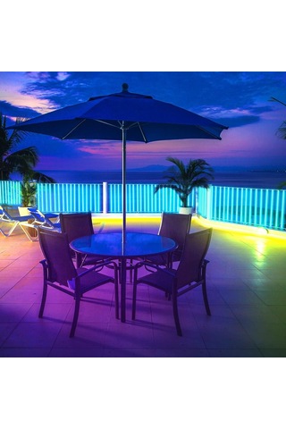 16 Ft Led Neon Işıklar Uzaktan Uygulama Kontrolü Ip65 Su Geçirmez Esnek Neon Led Şerit Işıklar 12 V Rgb Led Neon Halat Işıklar Yatak Odası Oda Dış Mekan Dekorasyonu İçin