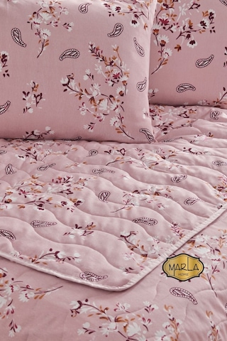 Çift Kişilik Pike Takımı Battal Boy 220x230 Cm Çok Amaçlı Yatak Örtüsü & Battaniye Pembe