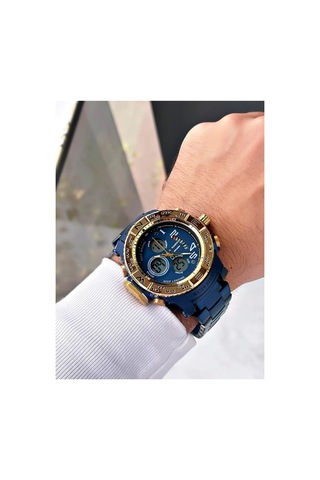 Digital & Analog Erkek Kol Saati Led Işık, Takvim, Kronometrep3389s3536