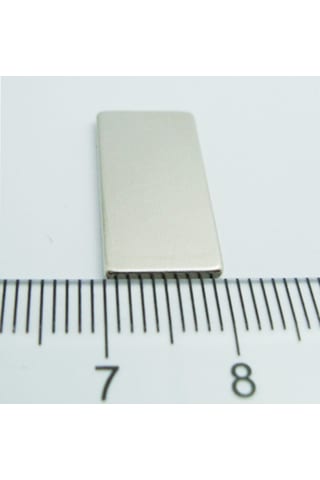 40 Adet 20x10x1,5mm Dikdörtgen Neodyum Mıknatıs