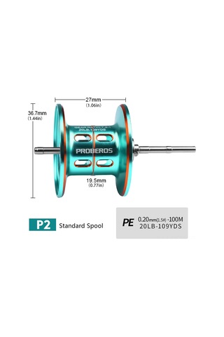 Qingmipy Proberos P2 Sol El Metal Spinning Reel: 7.2:1 Hız Oranı, 5+1bb Rulman, 8kg Dayanak Gücü, Renkli Boya Desenli, 18 Seviye Manyetik Fren Sistemi