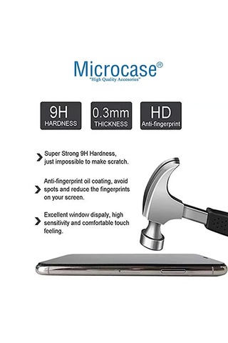 Microcase Honor Magic 8 Lite Tam Kaplayan Çerçeveli Tempered Ekran Koruyucu -al3276