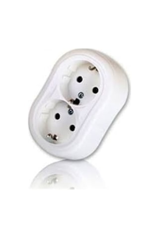 Fetih Sıva Altı 2'li Topraklı Priz