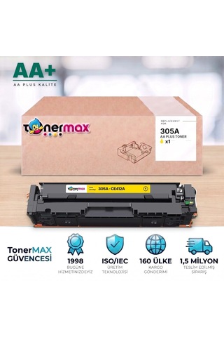Hp 305a Ce412a Sarı Uyumlu Toner Aa Plus / Laserjet Pro M351 / M375 / M451 / M475