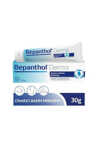 Bepanthol Derma Cilt Bakım Kremi 30 G + Pişik Önleyici Merhem 30 G + Onarıcı Bakım Merhemi 30 G