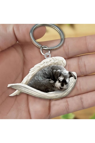 Maiyame Akrilik Köpek Figürlü Anahtar Zinciri - Uv Baskılı, Dayanıklı, Ev Ve Araba Kullanıma Uygun, Gündelik Kullanım İçin Pratik Aksesuar Diğer