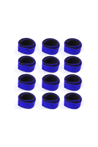 Jeemson 12 Adet Mavi Sbr-ok Kumaş Saçma Saklama Kayışları, 30x240mm Esnek, Dayanıklı, Uygun Boyutlu Balıkçılık Kayış Seti