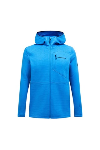 Peak Performance M Traıl Polartec Zıp Hood Erkek Günlük Sweatshirt G80169050t Mavi