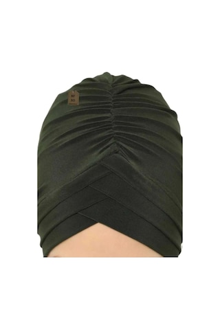 Üç Bantlı Bone Hazır Dış Bone Tesettür Hijap Haki. Çok Renkli