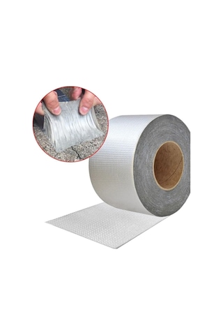 Bay-tec Sızdırmazlık Bandı Tamir Bandı Su Geçirmez Bant 45mmx2m Tamir Bandı Gri
