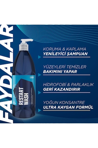 Gyeon Q²m Restartwash Seramik Kaplama Ppf Yenileyici Asidik Şampu