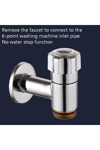 Dancemonkey Cbtx Otomatik Akıllı Su Durdurma Evrensel 4 Nokta Sızdırmaz Çamaşır Makinesi Musluğu Çok Renkli