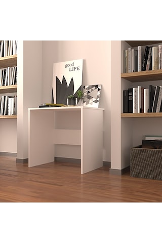 Modern Beyaz Çalışma Masası Beyaz