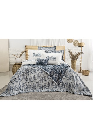 Valencia 8 Parça Çift Kişilik Çeyiz Seti Lacivert 240 X 260 Cm Lacivert