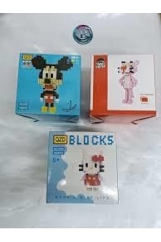Pembe Panter 595 Parça Mini Blocks-425