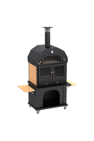 Kuzine Fırınlı Barbekü Şömine Mangal