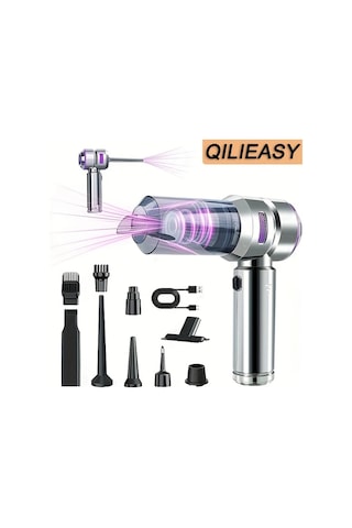 Cordial Mor-16000pa 16000pa Güçlü Emiş 100w Fırçasız Motorlu El Tipi Araba Süpürgesi 4ü 1 Arada Taşınabilir Ev Ofis Kamp İçin