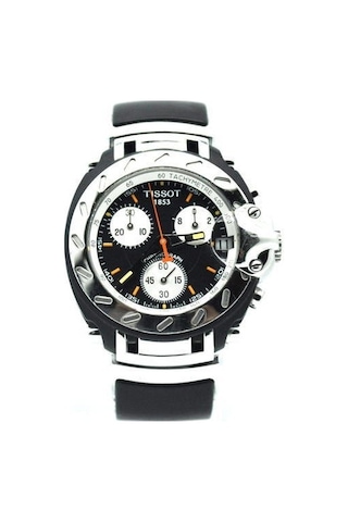 Tissot Trace T472 Uyumlu Siyah Silikon Saat Kordonu