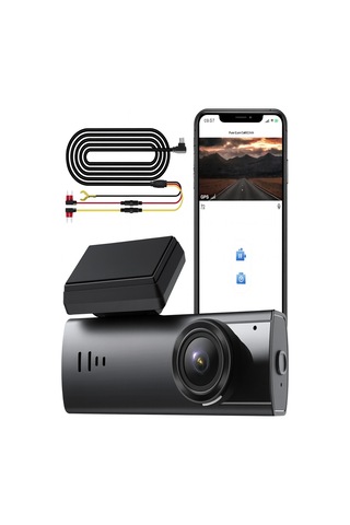 Araç İçi Kamerası Dvr+wi-fi 1920/1080p Gece Görüşlü 170º Geniş Açı Algılama Sensör Araç İçi Kamera