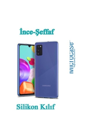 Microcase Samsung Galaxy Uyumlu A41 Ince 0.2 Mm Soft Silikon Kilif 446612993