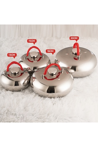 Sones 13cm Tek Parça Kapak 304 Paslanmaz Çelik Çorba Poşeti El Isıtıcı Sıcak Su Torbası