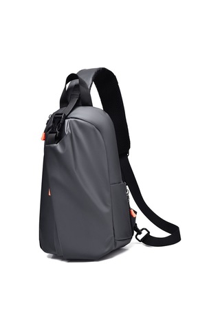 Sones Weıxıer 6013 Günlük Tek Omuzlu Çapraz Çantalar Çok İşlevli Motosiklet Spor Göğüs Çantası Gri