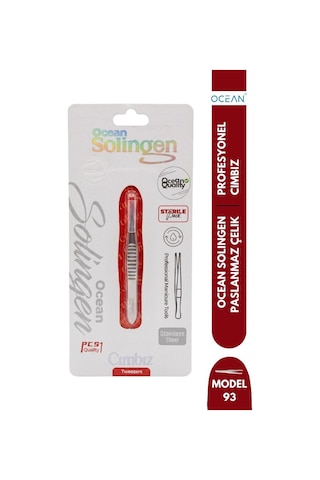 Ocean Solingen Cımbız Metal Çok İnce Uçlu Asu-93