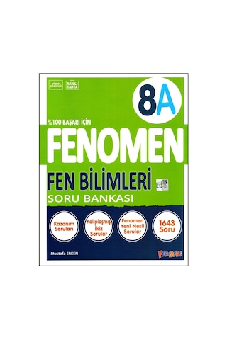 Fenomen 8. Sınıf Lgs Fen Bilimleri Soru Bankası A Fenomen 8. Sınıf Lgs Fen Bilimleri Soru Bankası A