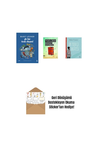 Ah Bir Kedi Olsam + Yolda + Bir Yılbaşı Hikâyesi + Okuma Sticker'ları