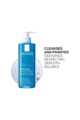 La Roche Posay Effaclar Gel - Yağlı Ve Hassas Ciltler İçin Temizleyici Jel 400ml
