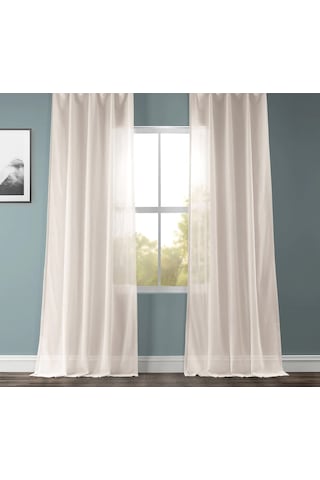 Evdepo Home Kullanıma Hazır Keten Tül Perde (541075355)