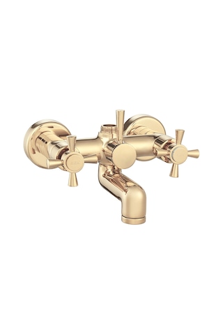 Eca Quadrille Banyo Duş Bataryası Altın Gold 102802230 Altın