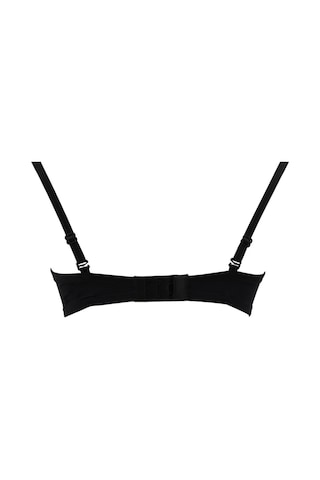 Eros Double Push-up Straplez Sütyen Siyah