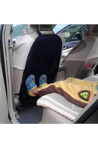 Mc.pierobaby Araba Arka Koltuk Arkası Koruyucu Kılıf Siyah 2 Adet
