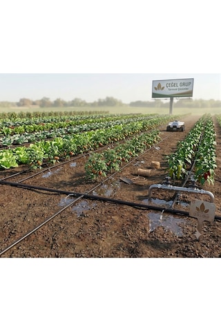 Valmen Vdrip Profesyonel Damlama Sulama Hortumu 400 Metre 16 Mm / 25 Cm / 0.9 Mm