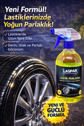 Uzun Süre Kalıcı Ve Koruyucu Lastik Parlatıcı Sprey 500 Ml