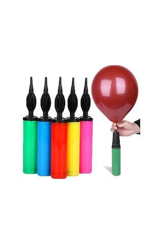 Balon Şişirme Pompası Manuel Folyo Ve Normal Balon Uyumlu Diğer