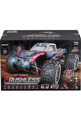 866-1602 Kumandalı 1:16 70 Km/h Brusless Araba 4x4