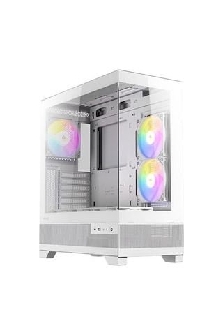 Antec Cx700 Argb Whıte Temperli Camlı Type-c X1 Mid Tower Atx Gaming Kasa