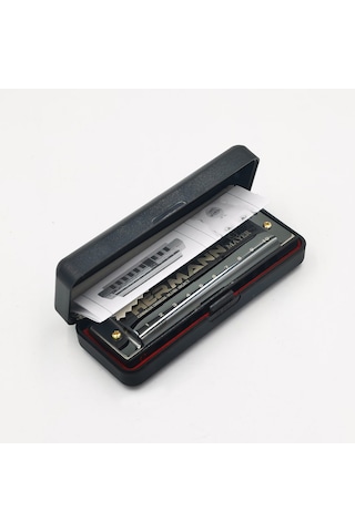 Hermann Mayer Hm10c Dark Harmonica - Domajör Mızıka