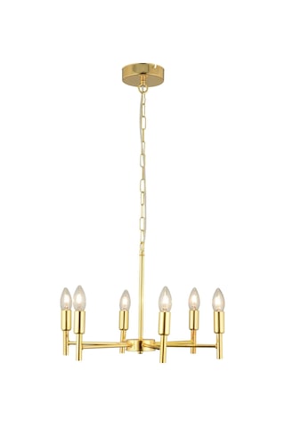 Vaneo 6 Lı Gold Modern Genç Odası Mutfak Salon Avize Çok Renkli