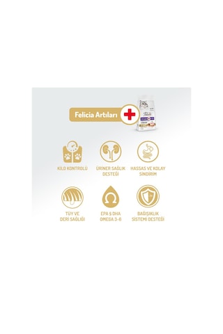 Felicia Urinary Care Sterilised Somonlu Kısırlaştırılmış Kedi Maması 2kg X 2 Adet