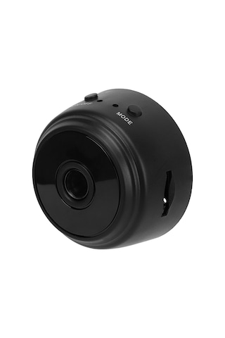 Xiyyadms Siyah Mini Wifi Kamera 1080p Hd Gecelik Görüş, Manyetik Arka Kapak, 240mah Dahili Pil İle Ev Ofis İzleme Kameralı