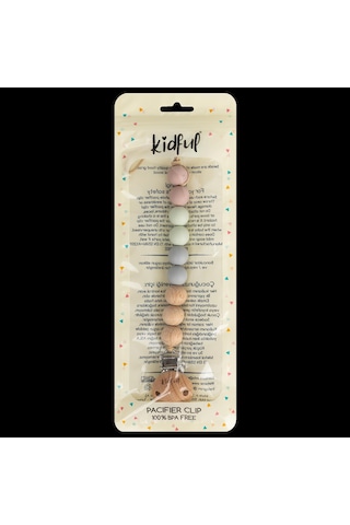 Kidful Boncuk Emzik Askısı - Pebble