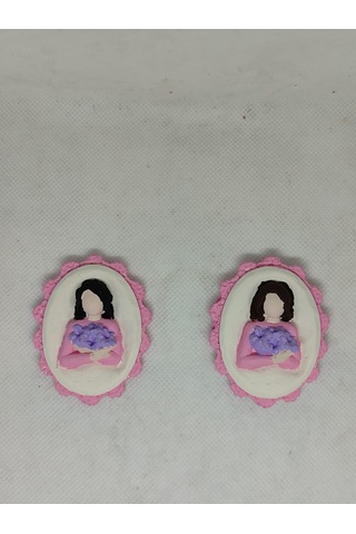 Çiçekli Anne Magnet Pembe