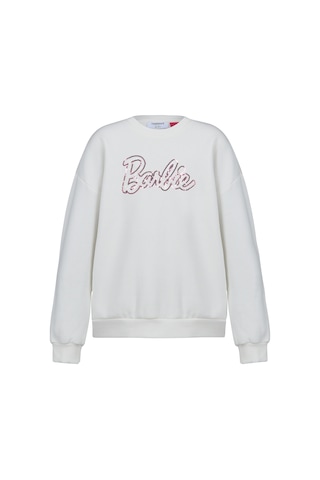 Lumberjack Kl Barbıe 16gfg450 3pr Beyaz Kız Çocuk Sweatshirt 000000000101611562 Beyaz