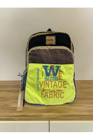 Kaliteli Vintage Salaş Disayn Günlük Gezi Spor Sırt Çantası Matanza Bag 30x42cm Siyah