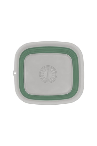 Outwell Collaps Wash Bowl W/drain Katlanır Kamp Lavabosu Yeşil-gri